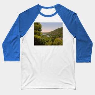 Discover Krka National Park's Hills Meeting the River Baseball T-Shirt